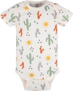 Gerber Unisex Baby 5-Pack Short Sleeve Variety Onesies Bodysuits Southwest 0-3 Months - Image 2